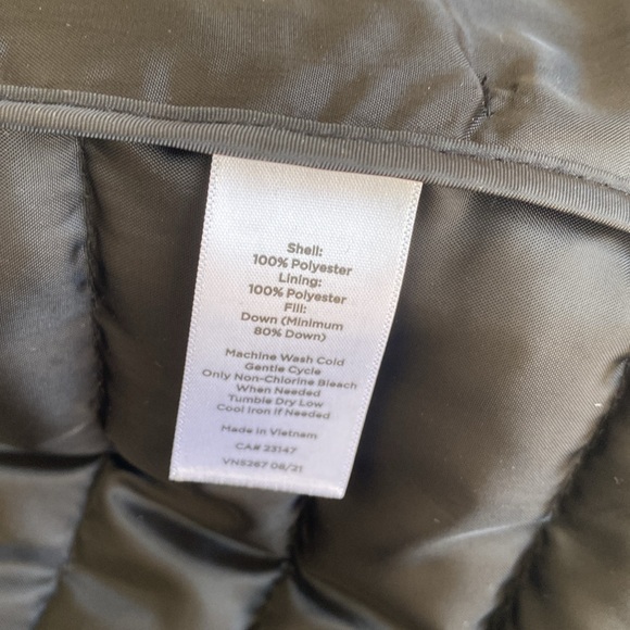 Talbots Black Quilted Jacket - Picture 6 of 7